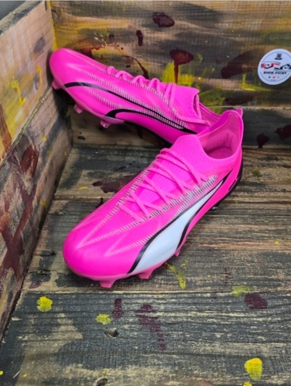 PUMA Ultra Ultimate Firm GroundArtificial Ground Soccer Cleat Womens Pink Sz 6.5